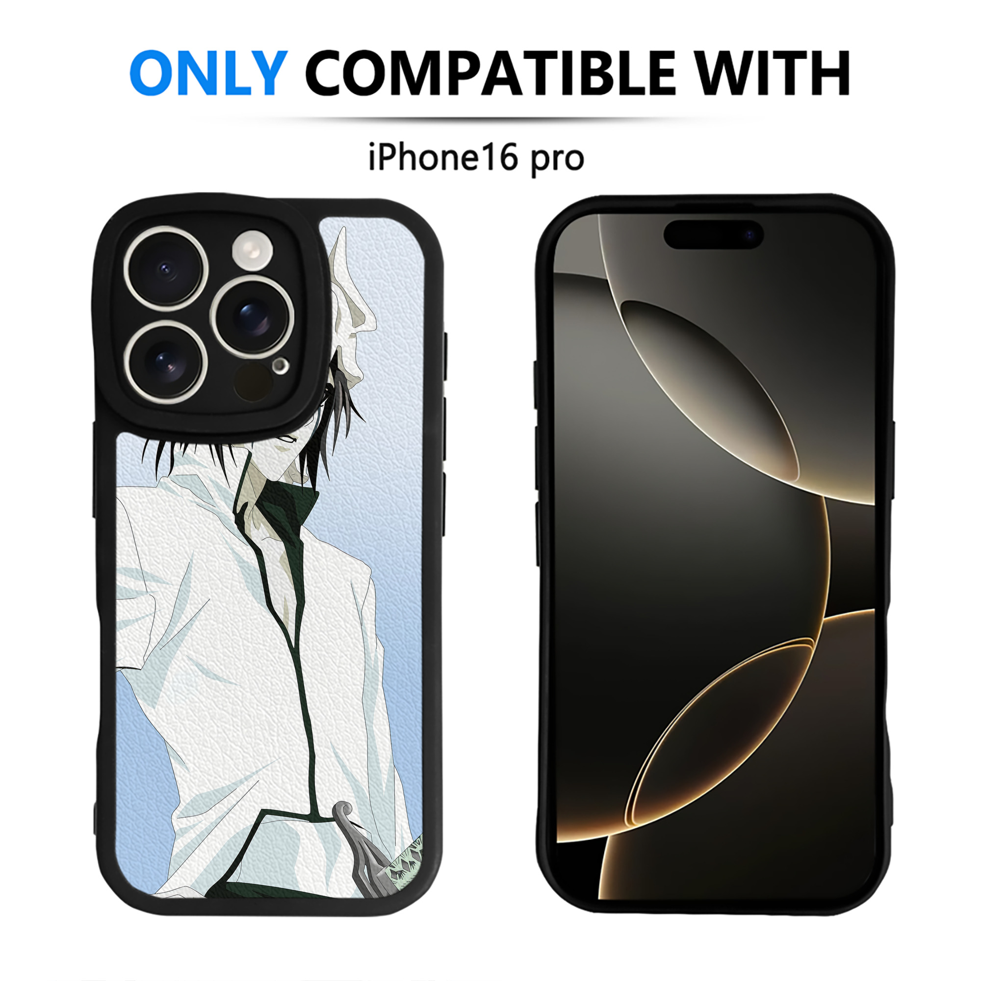 （画像用） ブリーチ BLEACH 【iPhone 16シリーズ対応】シリコンスマホケース（レザー調） 材質：シリコン